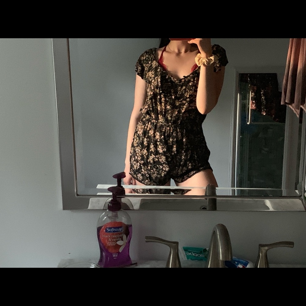 Cute floral romper